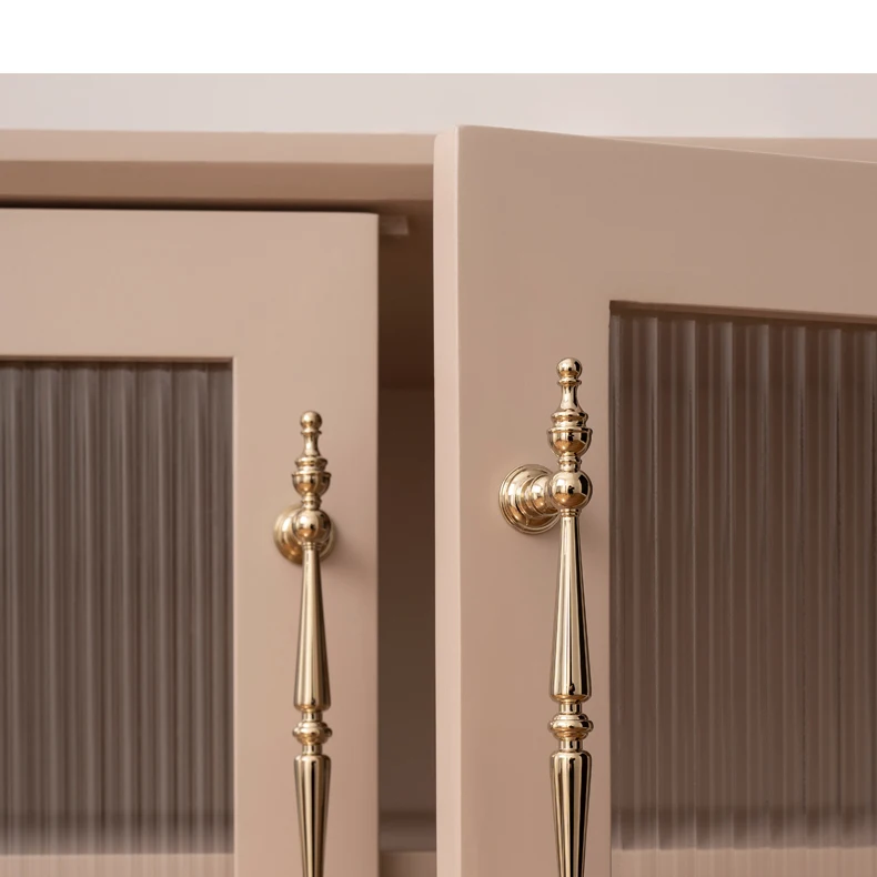 Bright gold PVD brass cabinet handle product image 8