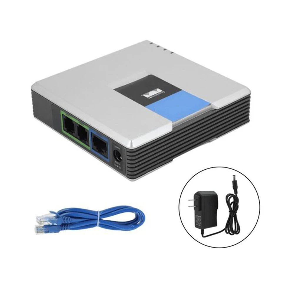 Imagem -02 - Adaptador de Telefone Pap2t Sip Voip Fxs Gateway Desbloqueado