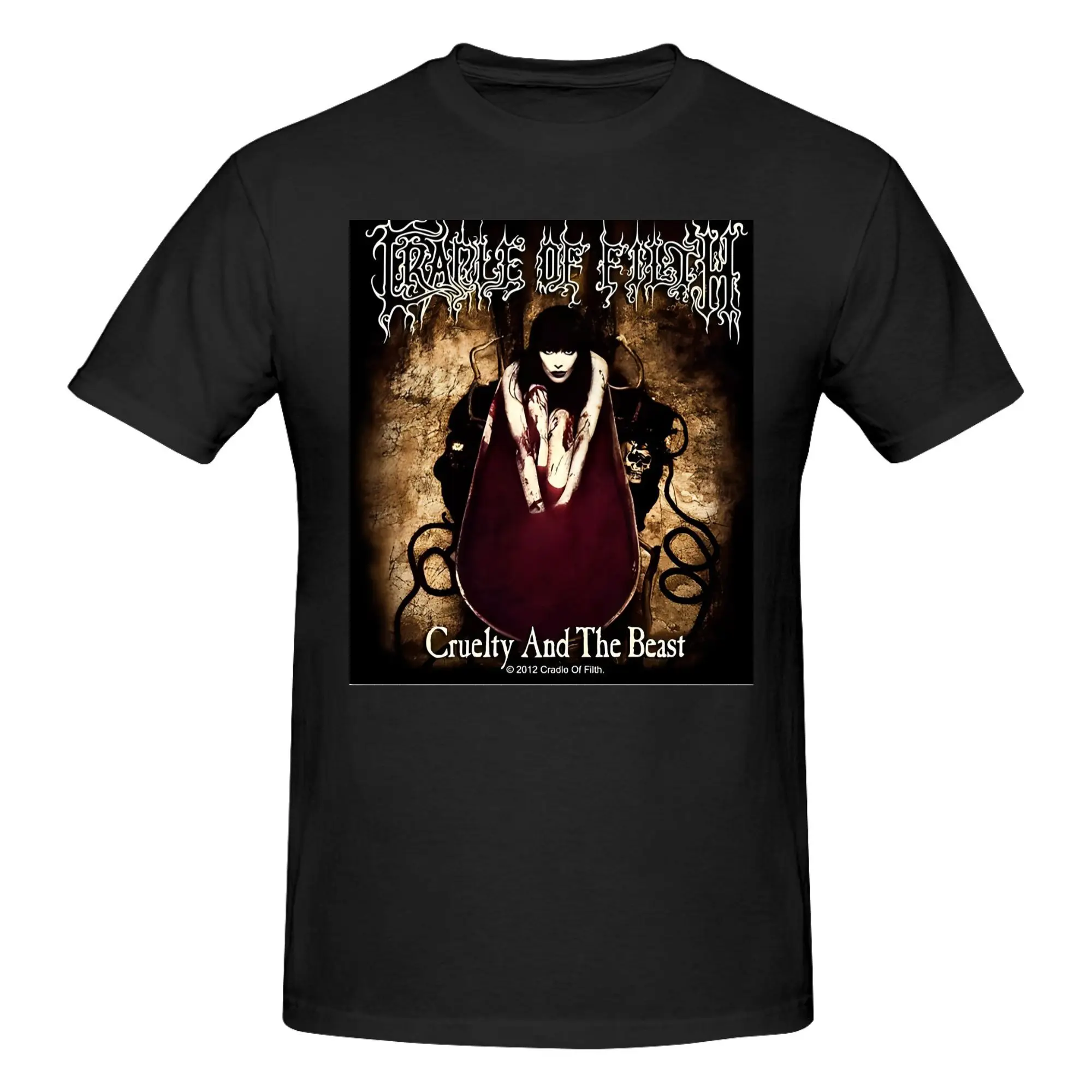 Cradle Of Filth Cruelty & Beast T-Shirts for Men Women  Leisure 100% Cotton Tees Crewneck Short Sleeve T Shirts Plus Size Tops