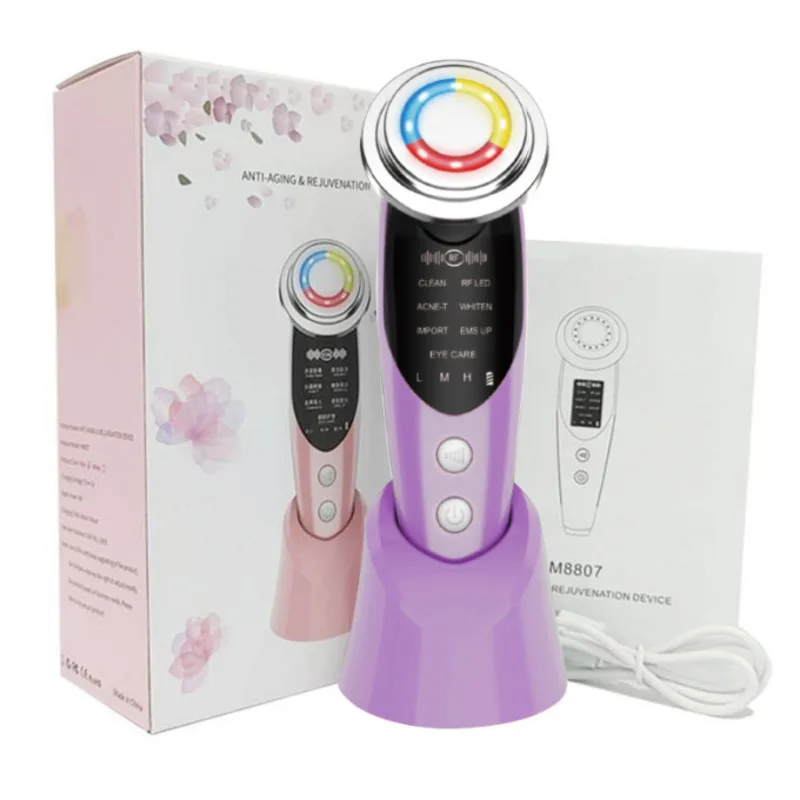 in 1 Face Lift Devices RF EMS Radiofrequency Microcurrent Skin Rejuvenation Massager Face Anti Aging Wrinkle Beauty Apparatus