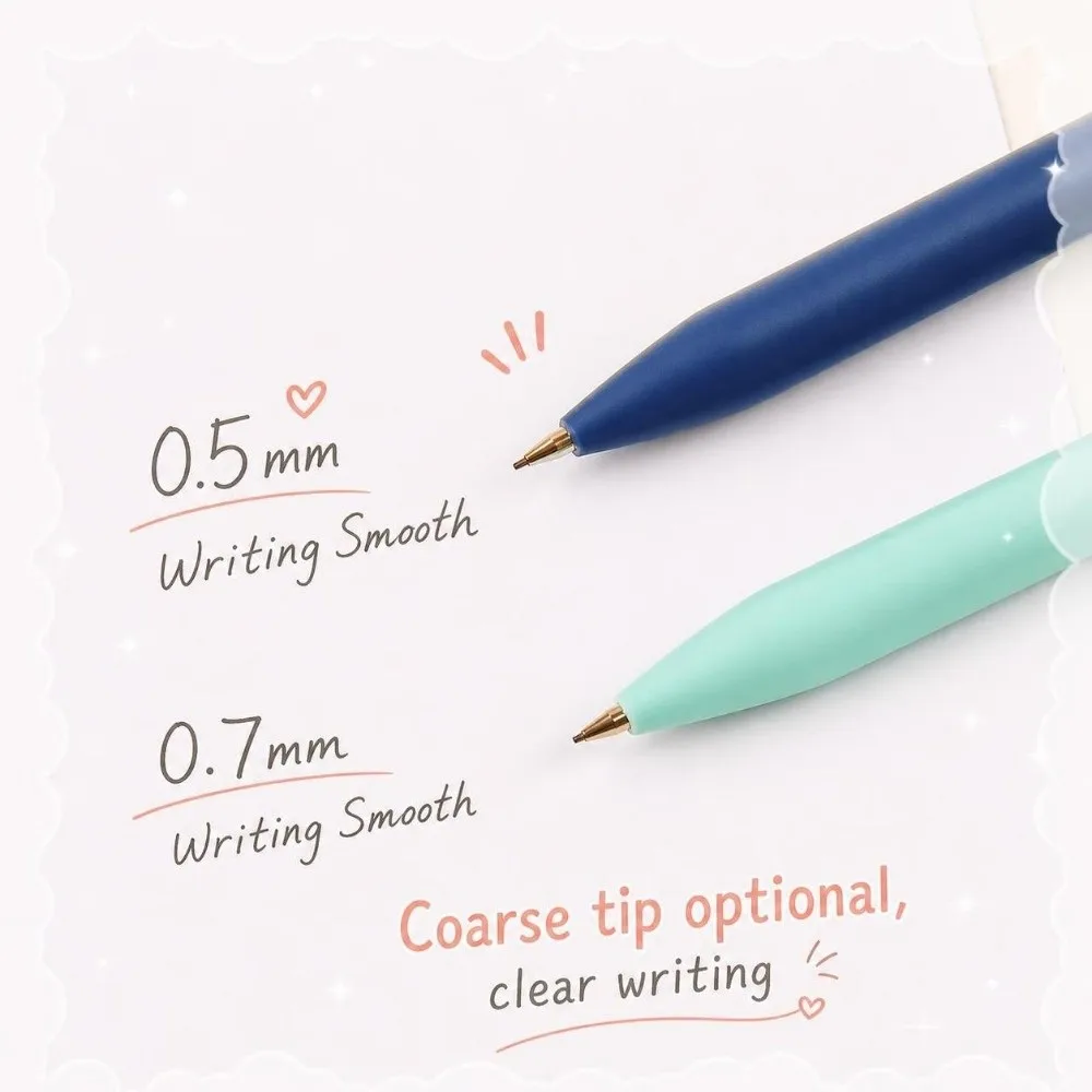 6/12pcs Morandi Mechanical Pencils Triangular Barrel 0.5/0.7mm Click Propelling Pencils Student Writing Pencil Students Gift