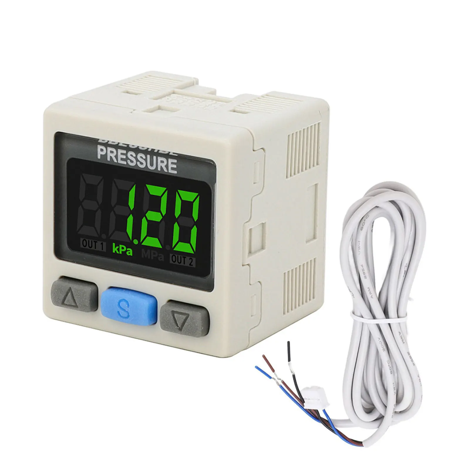 DC12V‑24V 0‑101kPa RC 1/8in Air Pressure Regulator Valve Pneumatic Vacuum Digital Controller Swtich