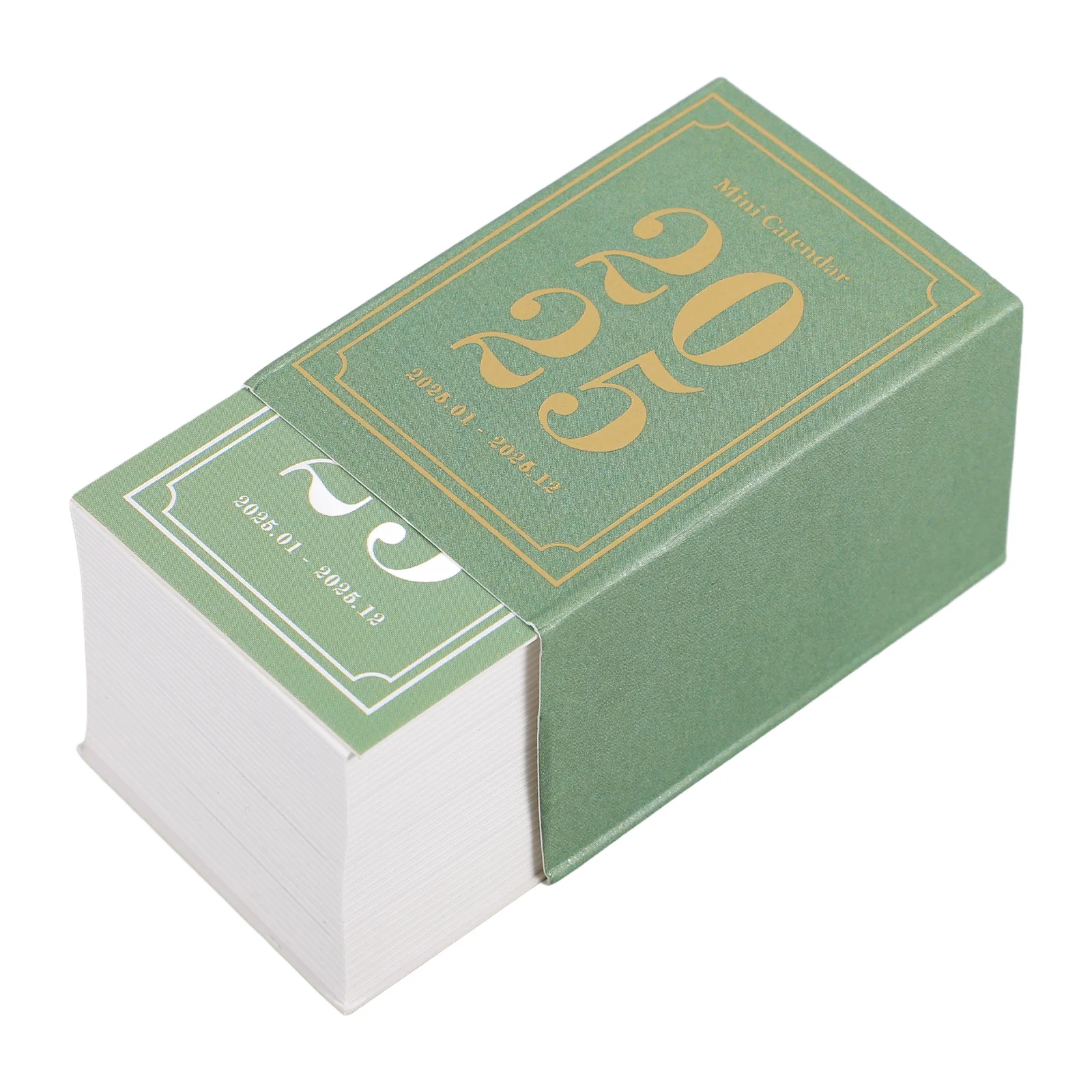1 Book Mini 2025 Desktop Decor Tearable Office Standing Paper Planner Home Decoration Calendar 2025 Desk Calendar