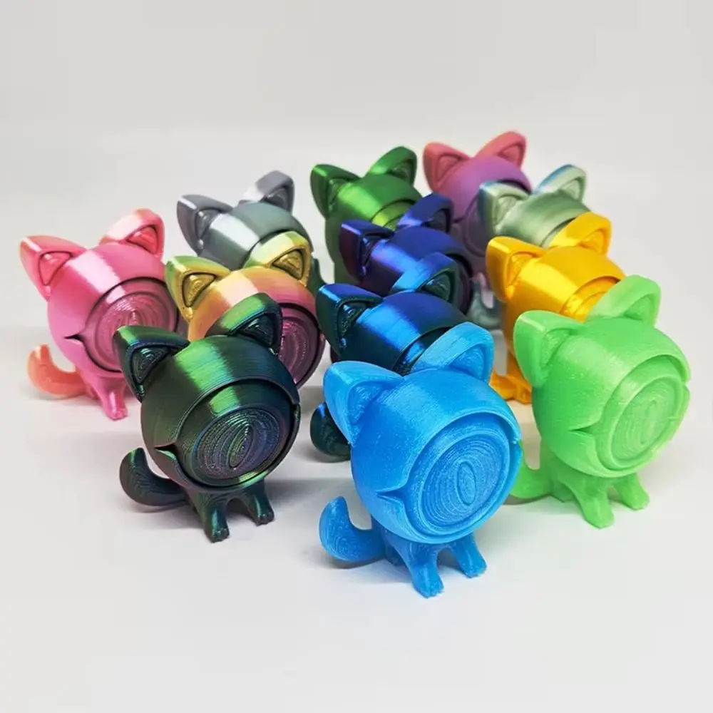 Simulasi Orangutan 3D Dicetak Monyet Sendi Hewan Poseable Sendi 3D Printing Multi-warna Monyet Fleksibel Diputar