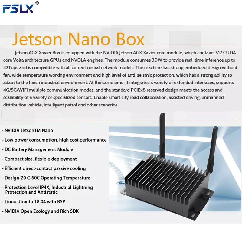 FSLX Auto Car Sensors Car Monitor Mobile Sensors Jetson Nano Box Car Monitor Mobile Sensor For Auto Electrical Systems