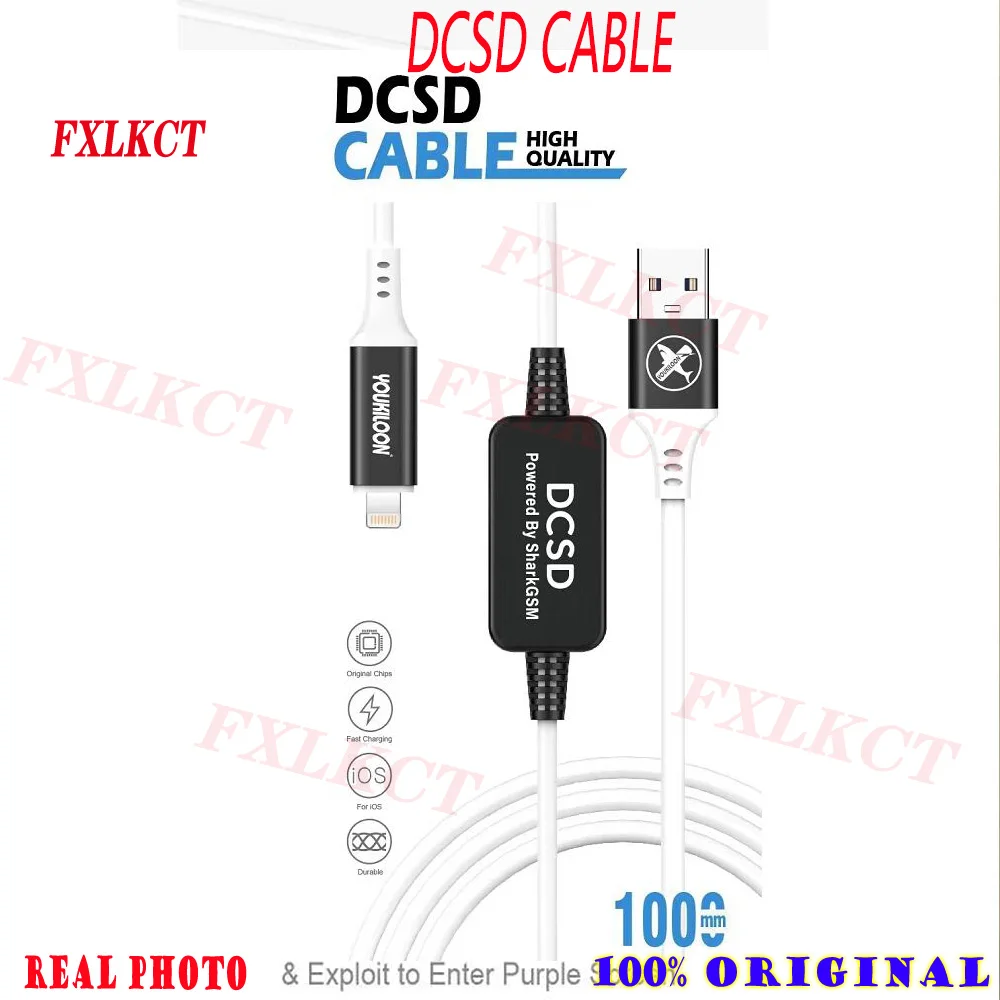 DCSD Engineering Serial Port Cable, Data Cable, purple Screen Use for iPhone 7, 7P, 8, 8P, X, iPad to Write Data to SysCfg