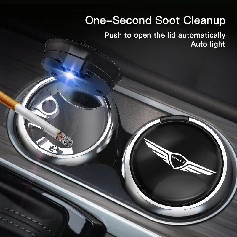 car ashtray accessories for vehicles Car novelty for Genesis G80 GV70 GV80 GV60 G70 Essentia Neolun G90 GV90 X
