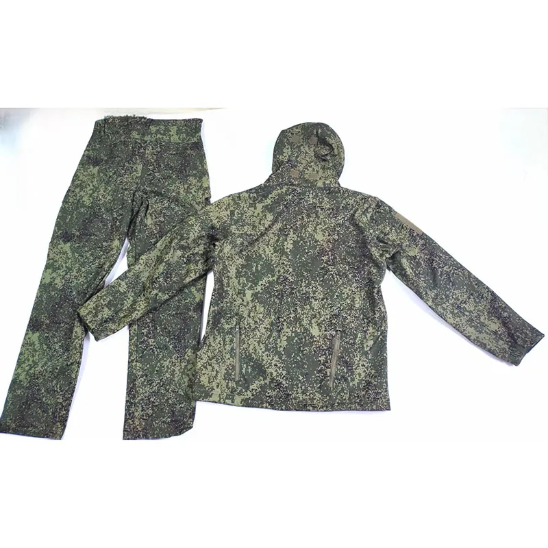 مجموعة صوف ناعمة من الصوف الناعم للرجال الأخضر الصغير EMR الروسي، سترة رش، سراويل رش، تكتيكية