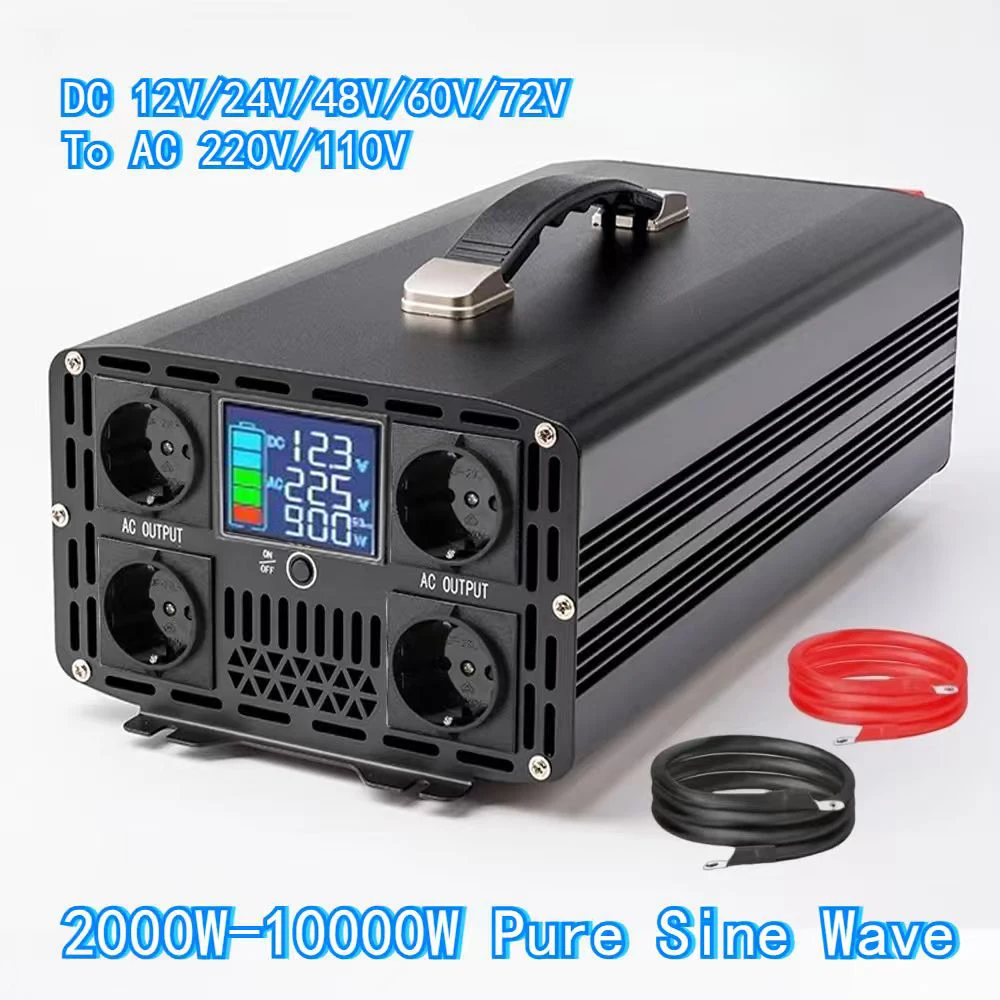 

Чистая синусоида инвертор постоянного тока 12 В/24 В/48 В/60 В/72 В в переменный ток 220 В/110 В 2000 Вт 3000 Вт 4000 Вт 5000 Вт-10000 Вт преобразователь мощности автомобильный солнечный инвертор