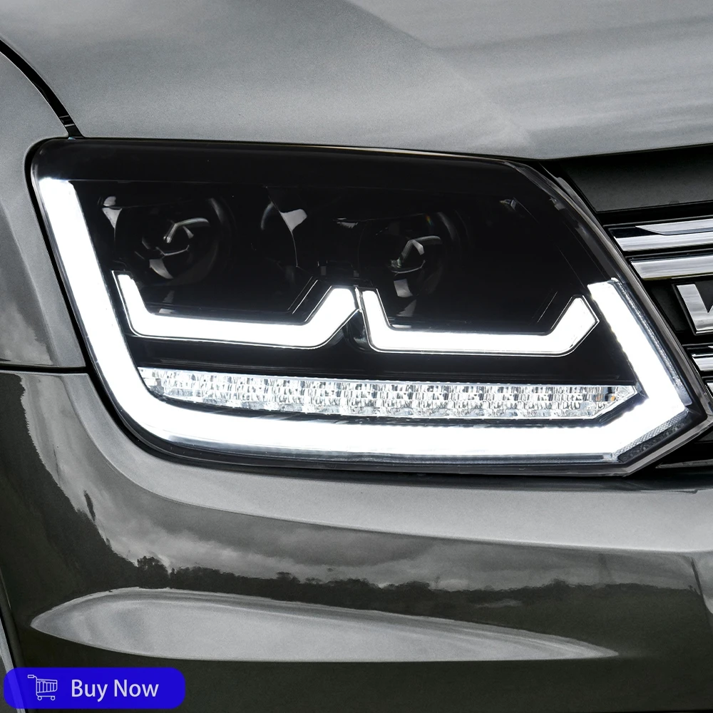 

Car Front Lamps For VW Amarok 2011-2016 Upgrade LED Auto Headlights Dynamic Blink Streamer Projector Lens Accessories Assembly