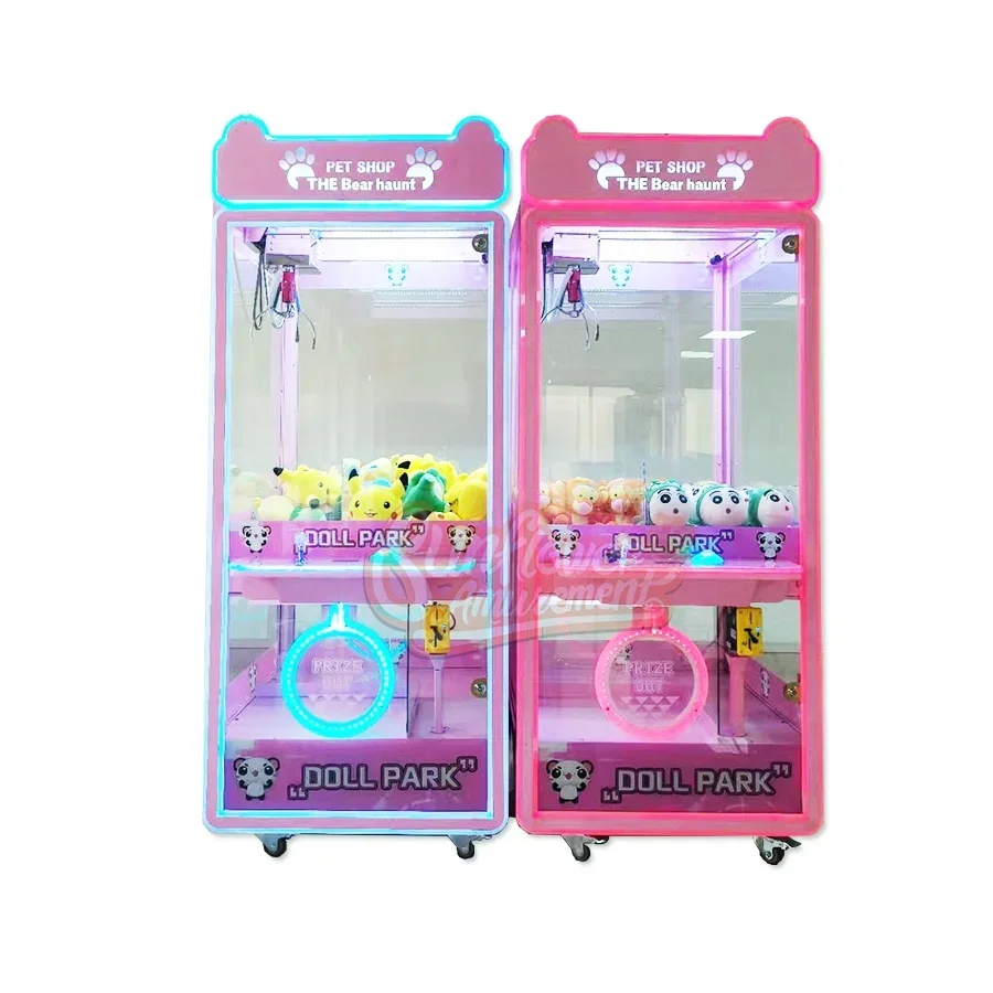 

Super Mail Coin Operated Arcade Toy Claw Crane Machine Plush Toy Catcher Prize Vending Machine