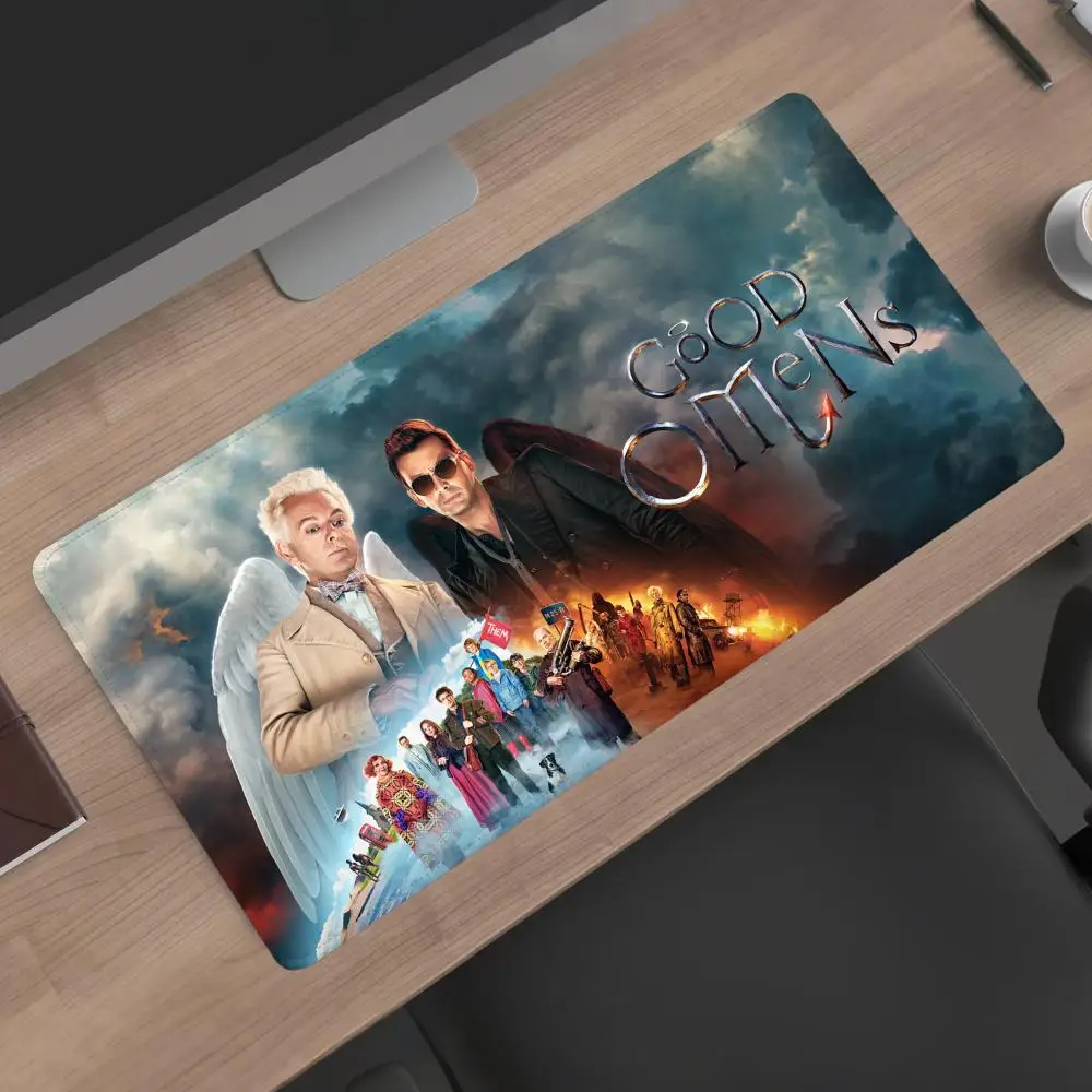 Good Omens Mouse Pad Gaming Mouse Pad XXL, Non-Slip, Smooth Surface for Gaming and Office Desk Use