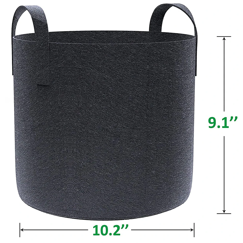 

2 pcs Planting Buckets Garden Bags for Potato Reusable Non Woven Fabric Durable Double Handle Ideal Balcony Farm Use Growing
