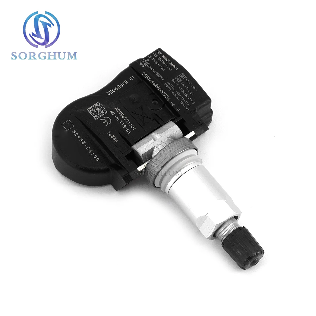 Sorghum New 52933-D4100 52933-D9100 Original TPMS Tire Pressure Monitor Sensor 433 MHZ For Hyundai Accent Sonata Kia Optima Niro