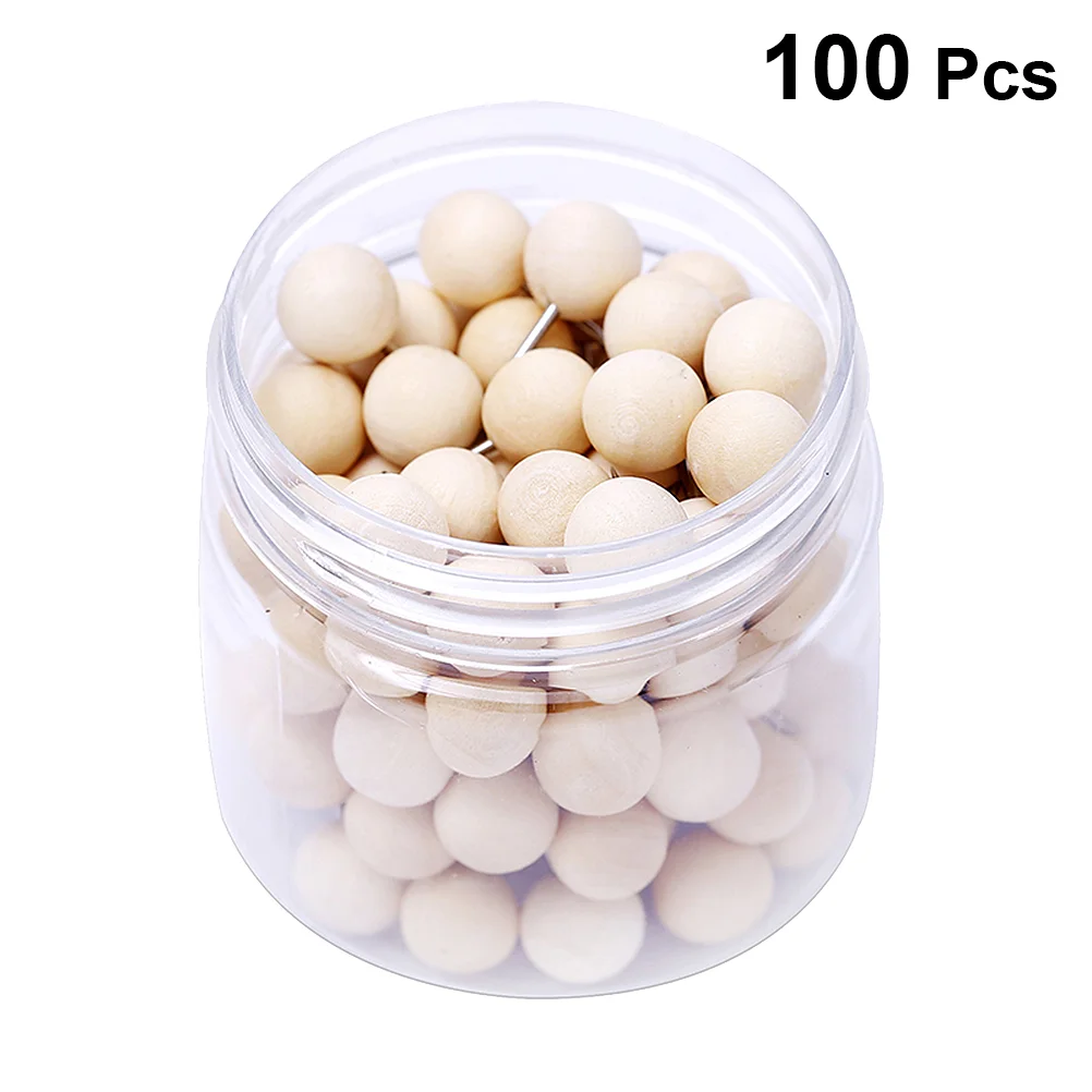 100 Pcs Round Push Pins Thumb Tacks for Cork Board Creative Thumbtack Decorative Thumbtacks