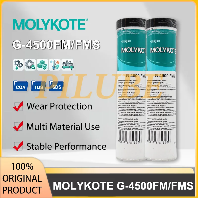 Graxa de Alta Performance para Alimentos MOLYKOTE G-4500 FM G-4500 FMS com Excelente Lubrificação e Resistência ao Desgaste Produto Original