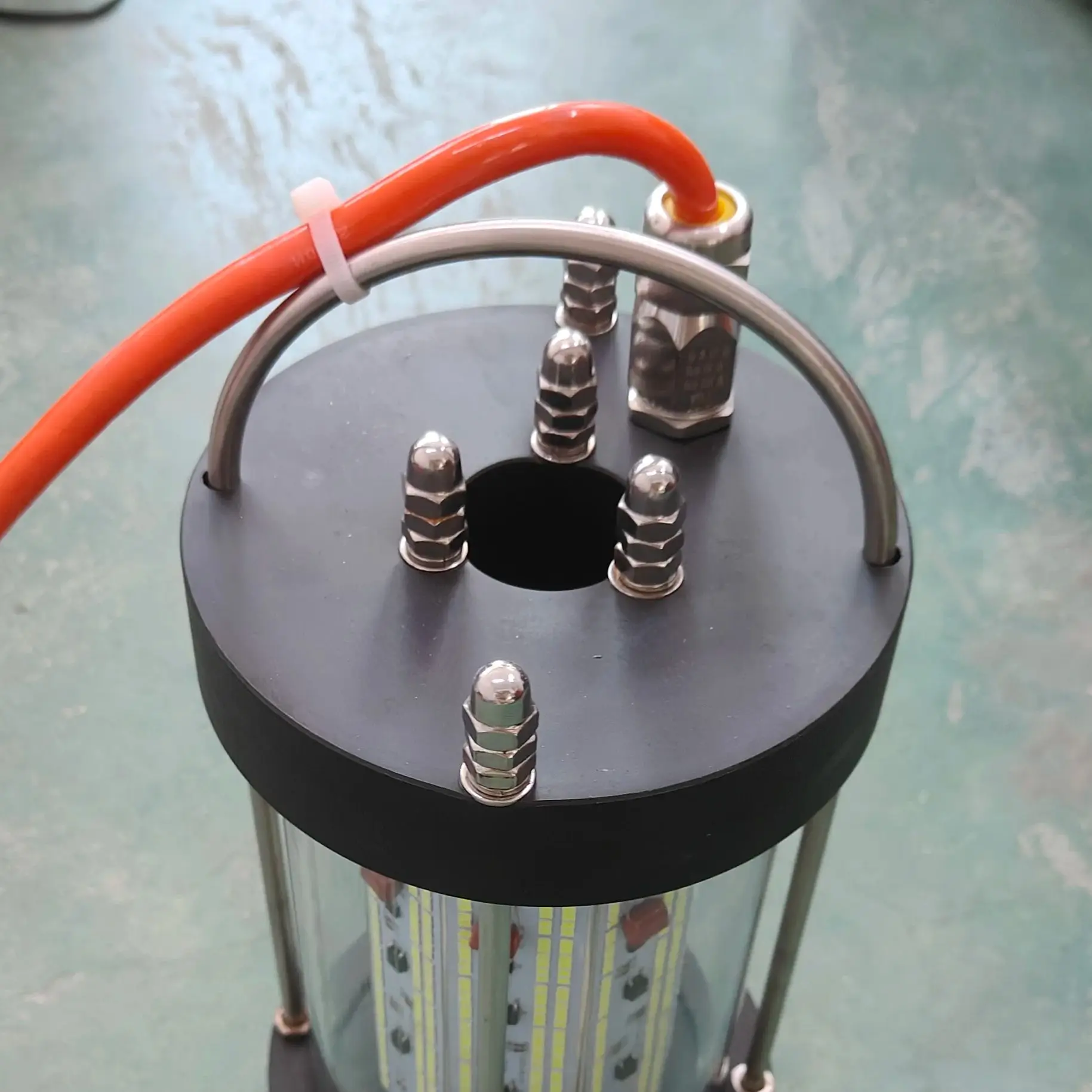 

1200W Underwater LED Fishing Lights 220-240V White / Green Color for Night Fishing with 15M Cable