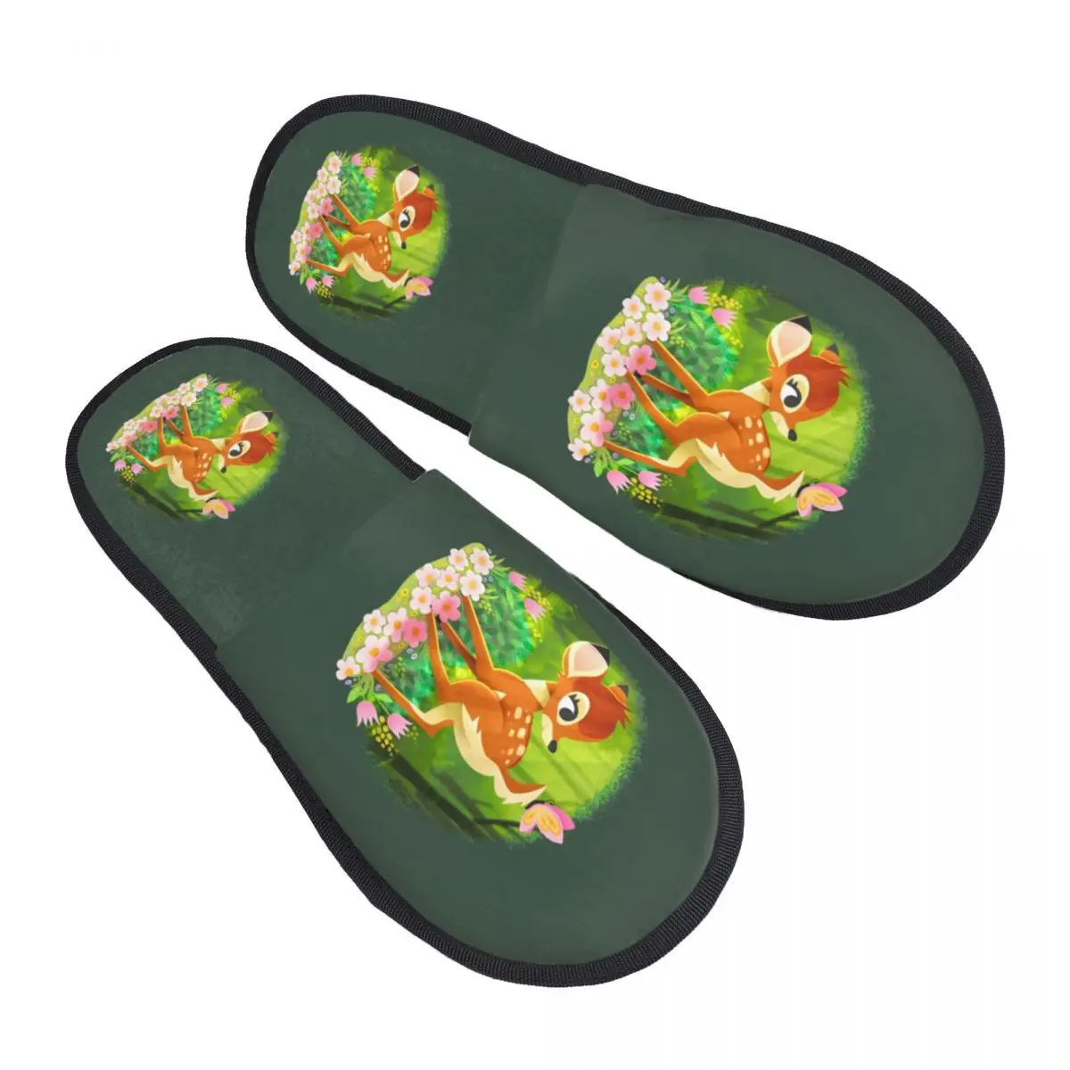 

Домашние тапочки из мягкой пены с эффектом памяти на заказ, женские уютные теплые нескользящие тапочки с героями мультфильмов и оленями