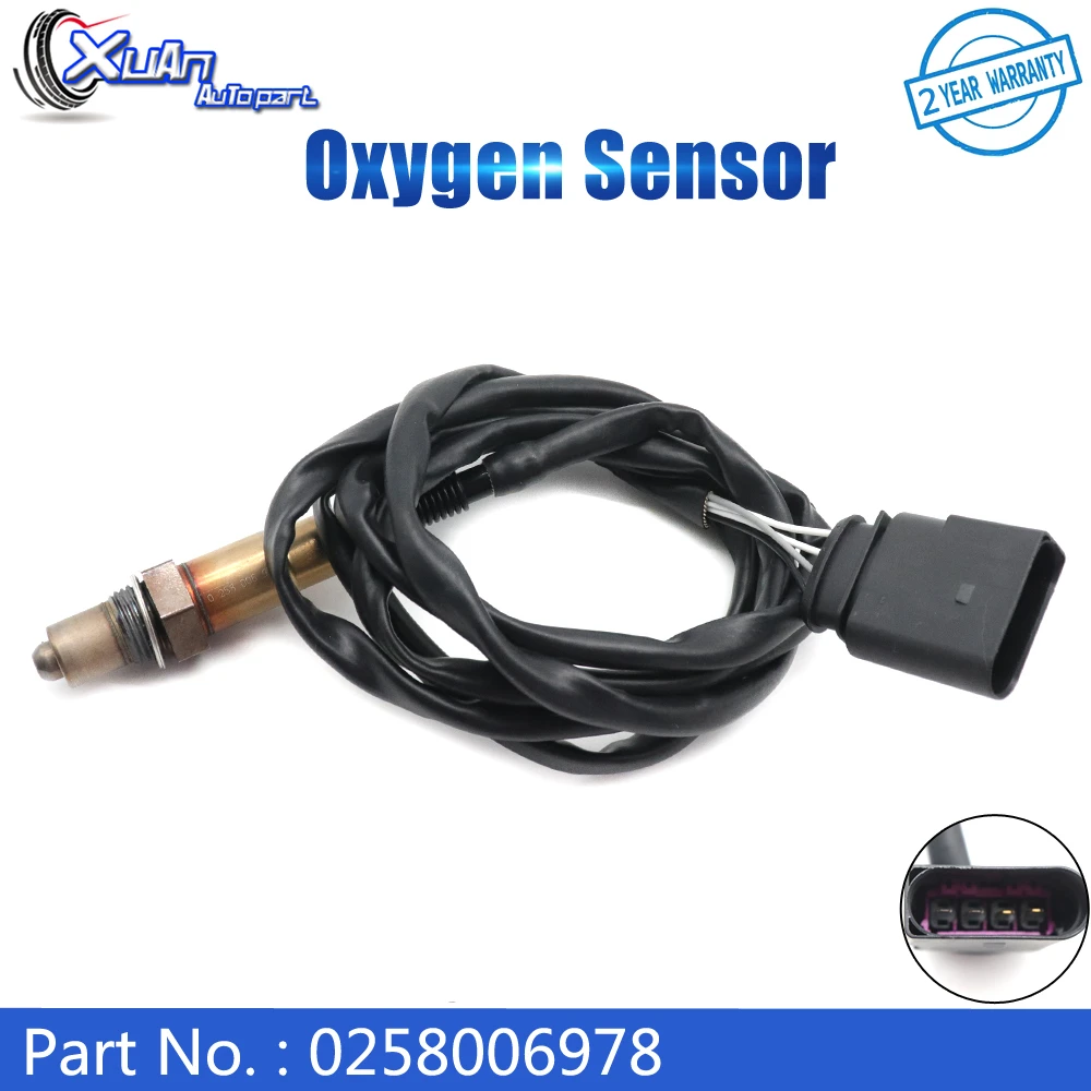 XUAN Air Fuel Ratio Lambda O2 Oxygen Sensor 0258006978 for Audi A3 A4 A6 A8 TT S4 Volkswagen Golf Beetle Passat Cabrio Phaeton