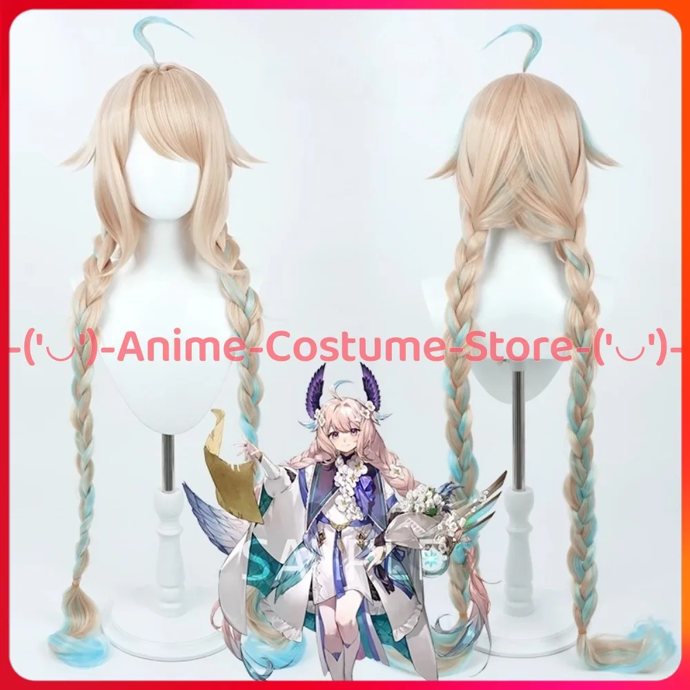 

VTuber Enna Alouette Cosplay Wig Twin Braids Anime Character Halloween Carnival Party Costume Wigs Heat Resistant Synthetic Hair