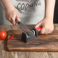 Quick Sharpener Ceramic Sharpening Stone Manual Grindstone Multifunctional Knife Scissors Grinder Dormitory Knife Sharpener