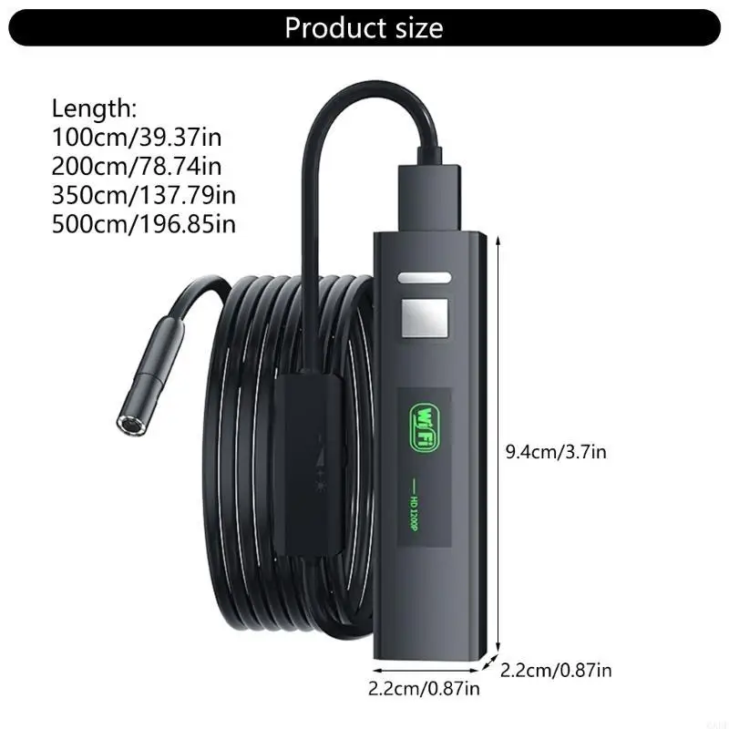 2025 ใหม่ WiFi Waterproof Endoscope กล้องตรวจสอบกล้อง Endoscope กล้อง Borescope กล้อง Borescope