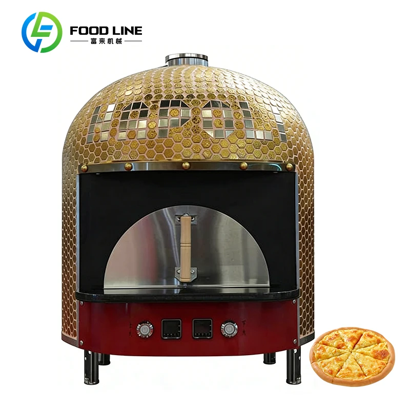 Commercial Electric Pizza Oven Fire Brick Indoor High Temp Resistant Professional Baking Equipment for Restaurant Custom