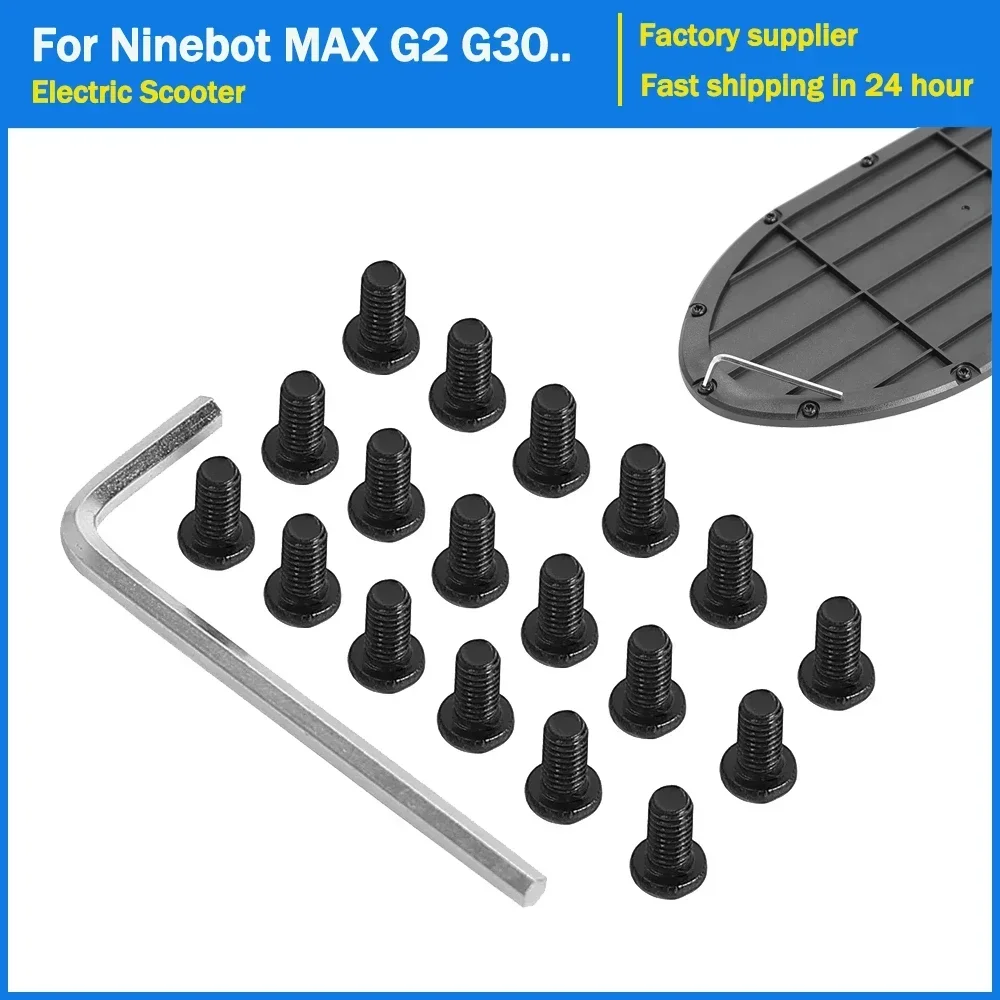 Tornillos de cubierta inferior de batería para Ninebot MAX G2 G65 G30 G30LP G30D, tornillo para patinete eléctrico con herramientas, pieza de accesorios de repuesto