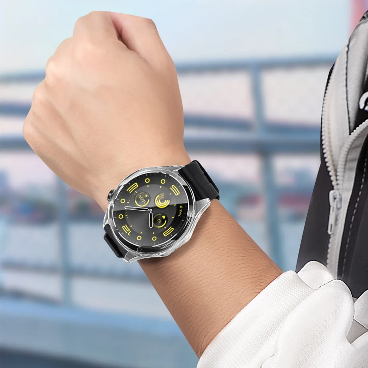 Чехол для Huawei Watch GT 4, 46 мм, защитный чехол для ПК, жесткий бампер для мужских и женских аксессуаров GT4 (без защитного стекла)