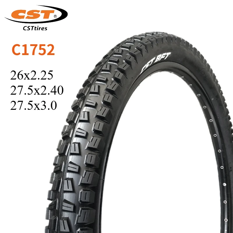 CST C1752 Bicycle Large Grain Pattern Outer Tire Snow Beach 26 * 2.25 27.5 * 2.4 3.0 Anti sliptire