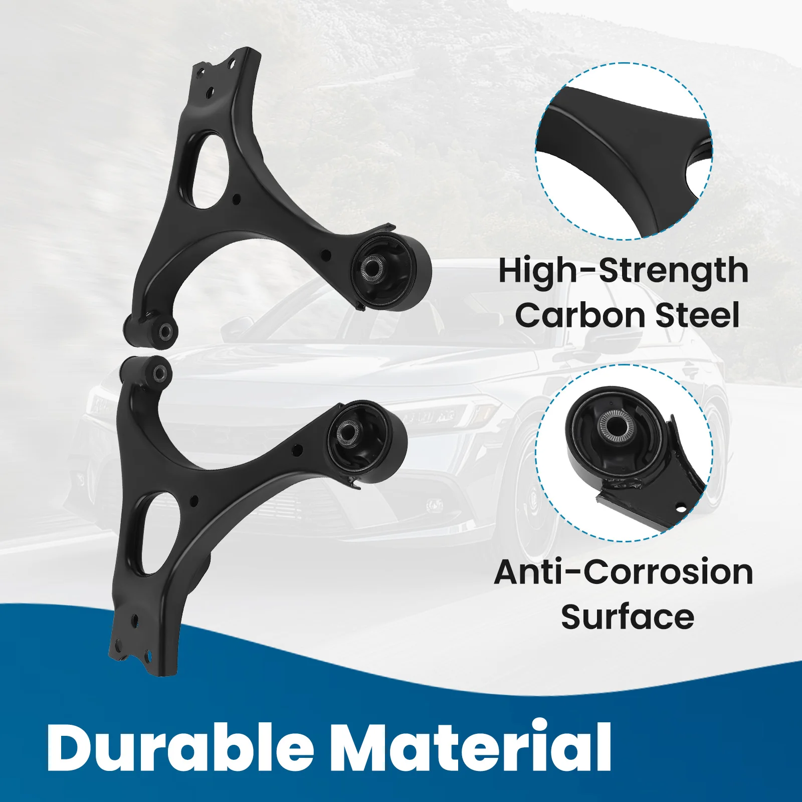 14 個フロントロアコントロールアームボールジョイント付き LH & RH ホンダシビック 06-11 K620382