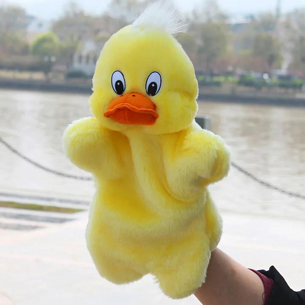 오리 인형 동물 손인형 이야기 소품 어린이 유치원 교육용 장난감 부드러운 유아 및 어린이 생일 선물용