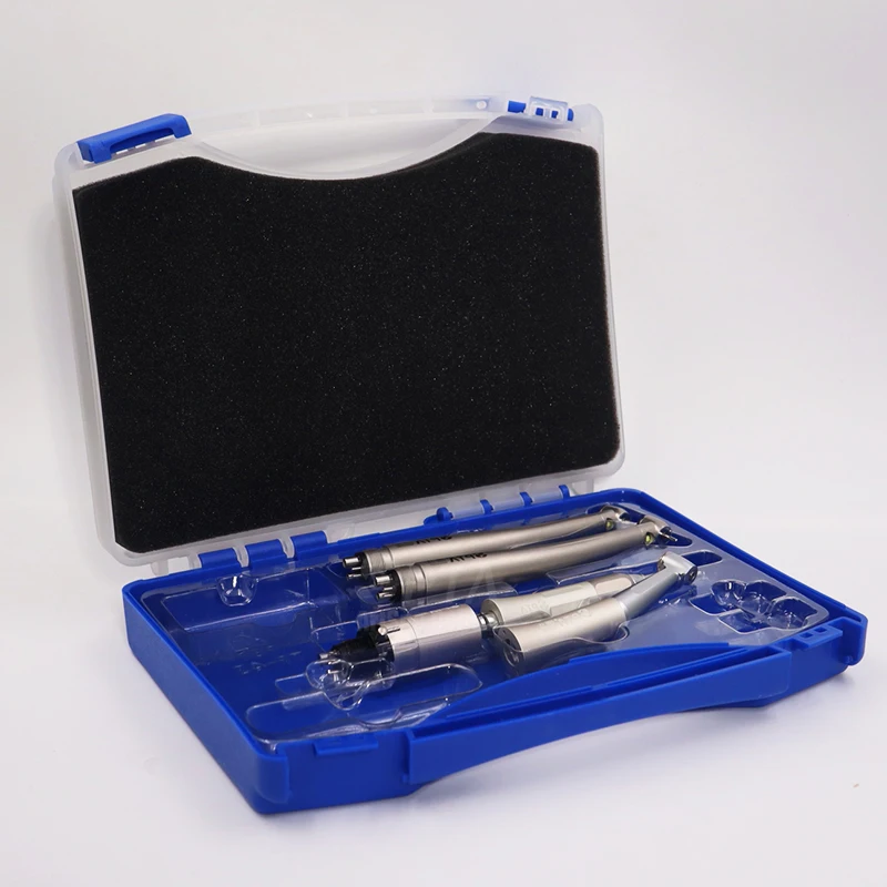 Dental Bright Light Dentistry Tool High and Low Set For Dentist Clinical Handpiece Kit plastic box or metal box