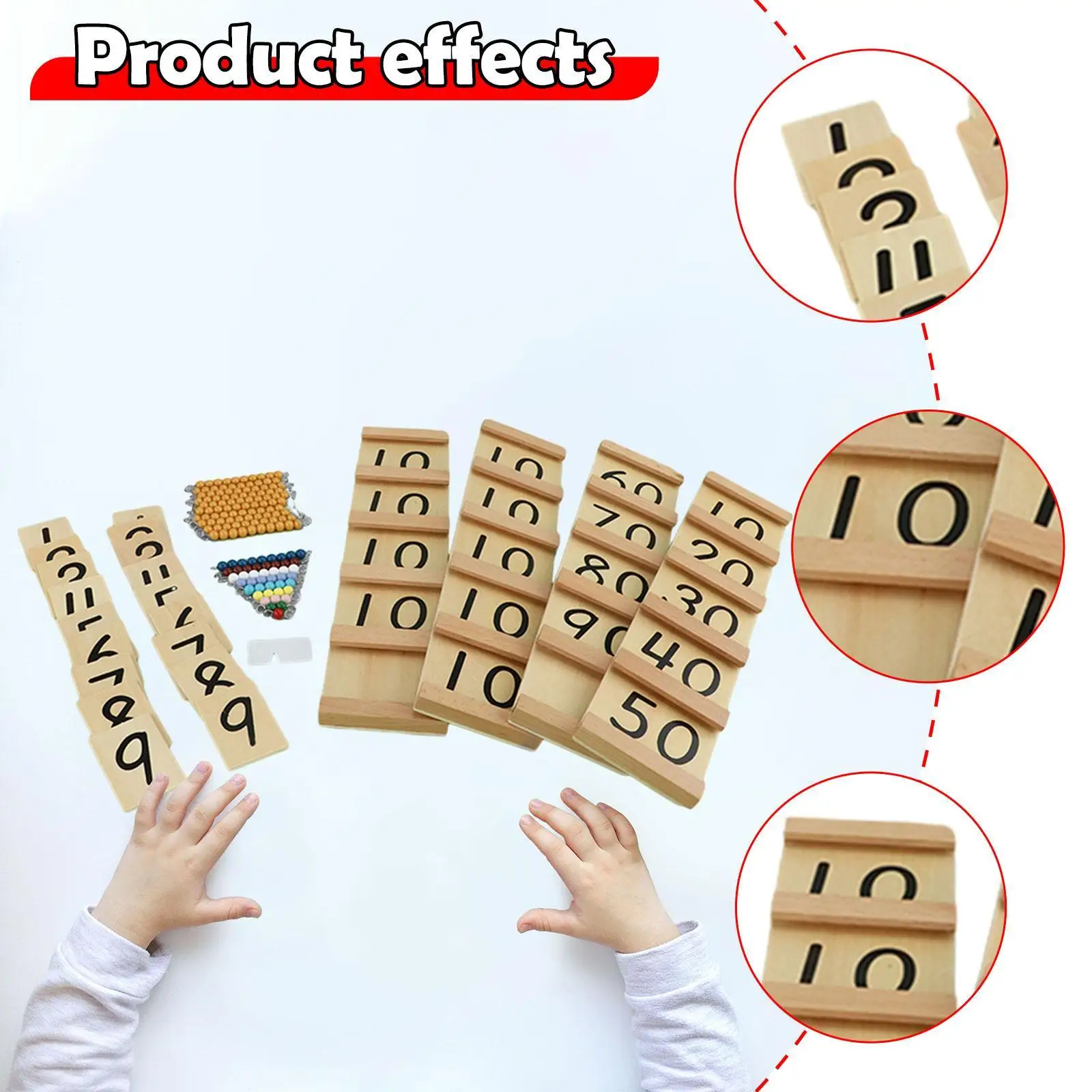 Materiali giocattolo matematico Gioco interattivo Coordinazione occhio-mano della prima infanzia Giocattolo di conteggio per ragazzi e ragazze dai 3 anni in su Regalo di festa