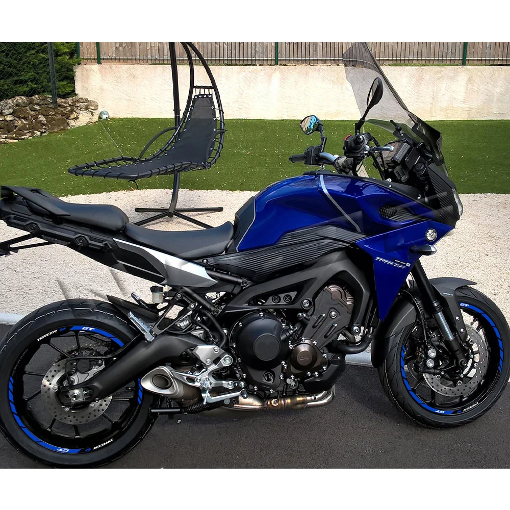 ملصق عجلة دراجة نارية مقاوم للماء ، شريط شريط عاكس ، محور حافة شارات ، ملحقات التتبع 900GT Tracer9GT