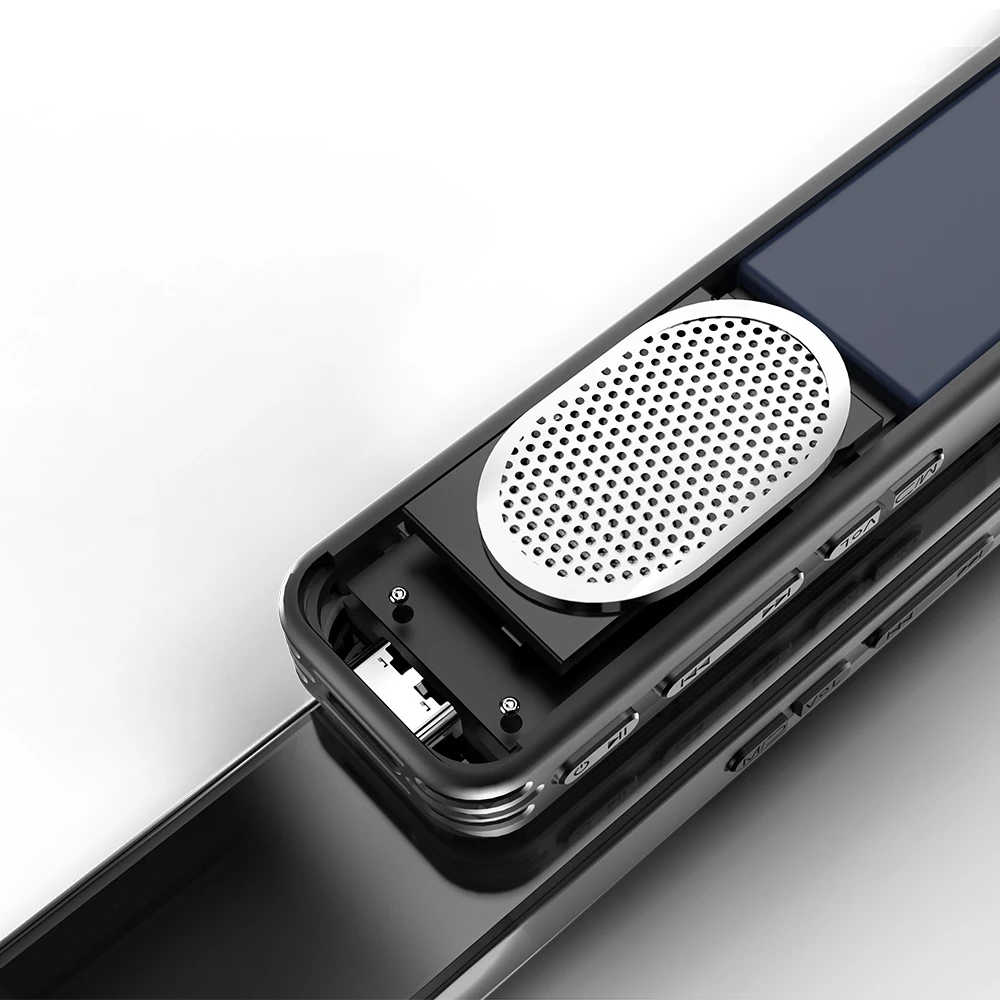 32G Famue L12 Voice Recorder, 110H Continuous Recording, 1536KBPS 360° Surround, Professional for Class/Meeting/Business/Lawyers