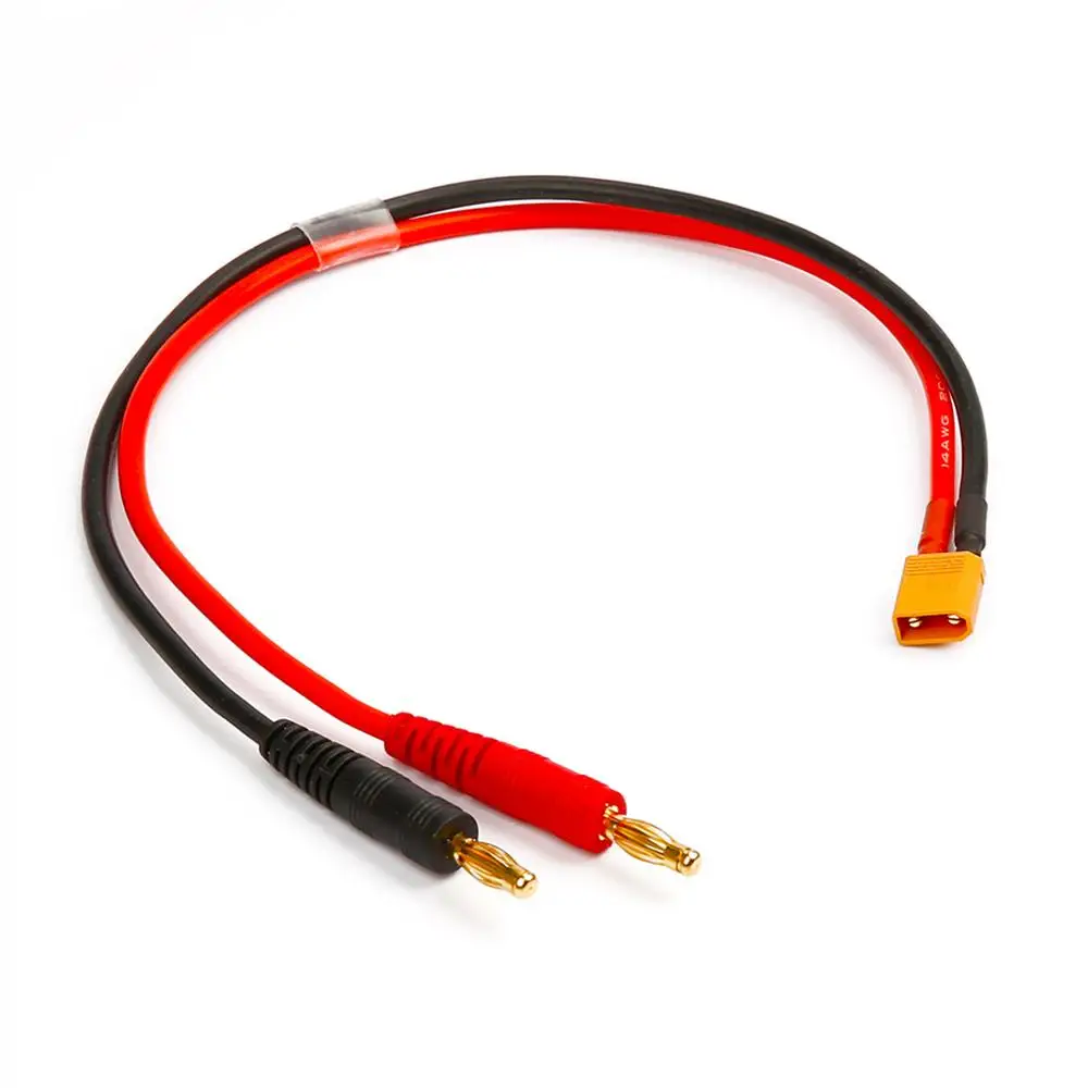 20PCS Amass XT60 4mm Banana Plug Charge Adapter Cable 12AWG 300mm Silicone Wire For RC Drone Lipo Battery Charger Part For RC Ai