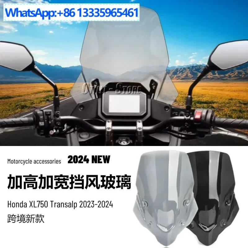 

For Honda XL750 Transalp Motorcycle Extension Accessories Retrofit Enhanced Front Windshield