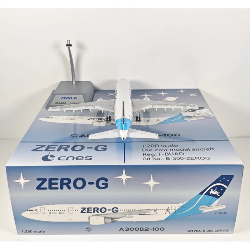 B-نموذج 1/200 مقياس شركة أبحاث الفضاء الفرنسية A300B2-100 F-BUAD نموذج طائرة مصنوع من خليط معدني قابل للجمع عنصر ديكور #5