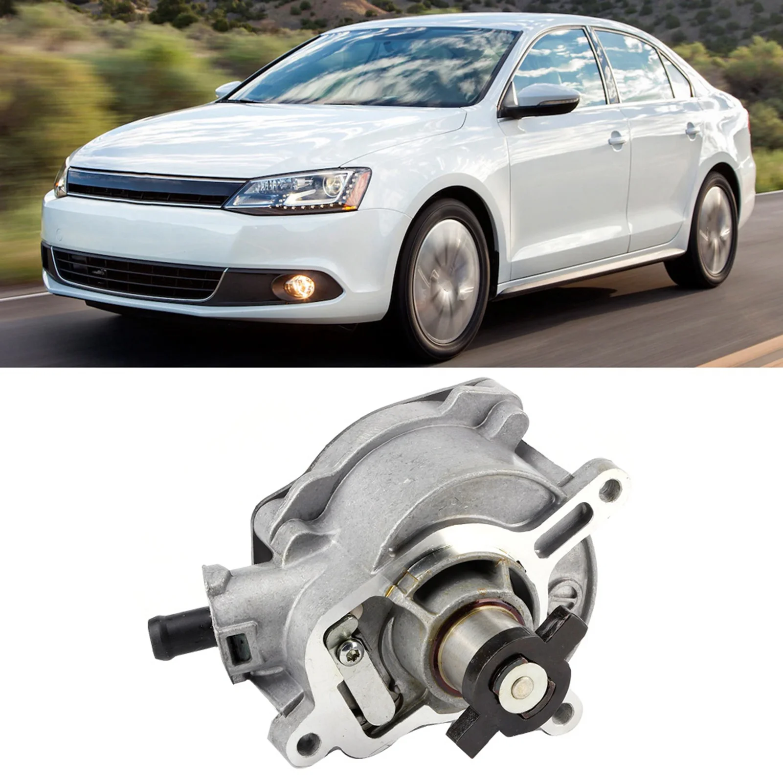 

Car Vacuum Pump 07K145100B - Fit for Rabbit 2006-2009 - Durable Auto Vacuum System Accessory, 07K145100B Car Vacuum Pump