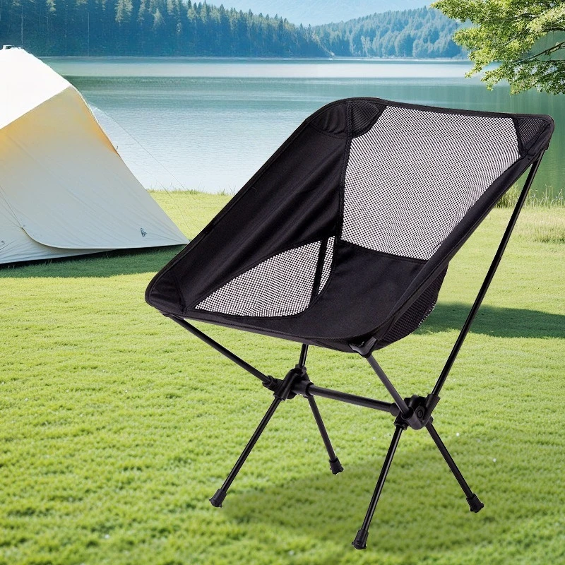 

Outdoor Camping Beach Chair Portable Ultralight Moon Chair Patio Chair Aluminum Chair Fishing Chair Portable Chair
