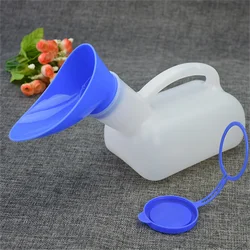 1000Ml Draagbare Plastic Mobiele Urinoir Toilethulp Fles Outdoor Camping Auto Urinefles Voor Vrouwen Mannen Reis Reisset