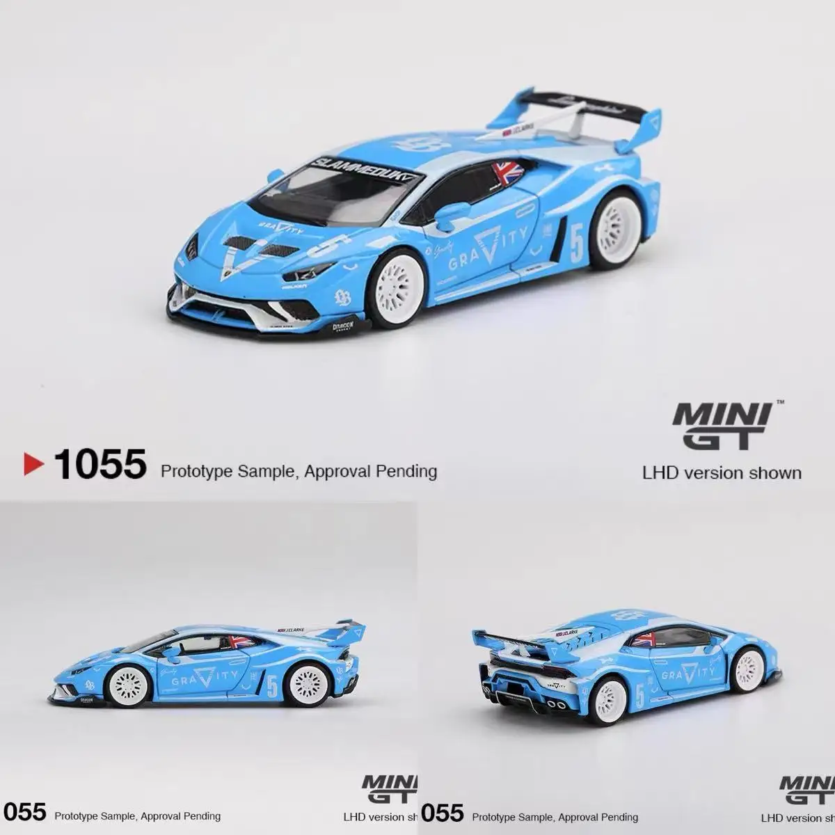 **Précommande**MINIGT 1:64 LBWORKS Huracán GT GRAVITY modèle de voiture moulé sous pression