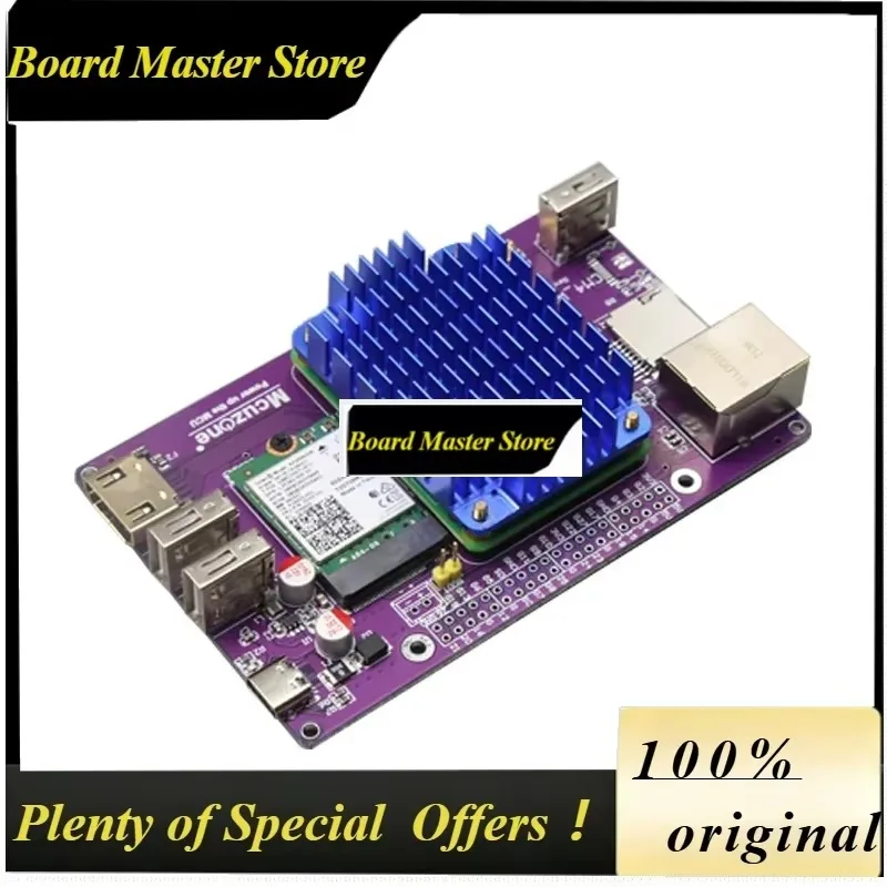 BoMaSCM4_WiFi 6E Expansion Board Raspberry Pi Computer AX200 AX210 Packet Capture NGFF M.2 Router