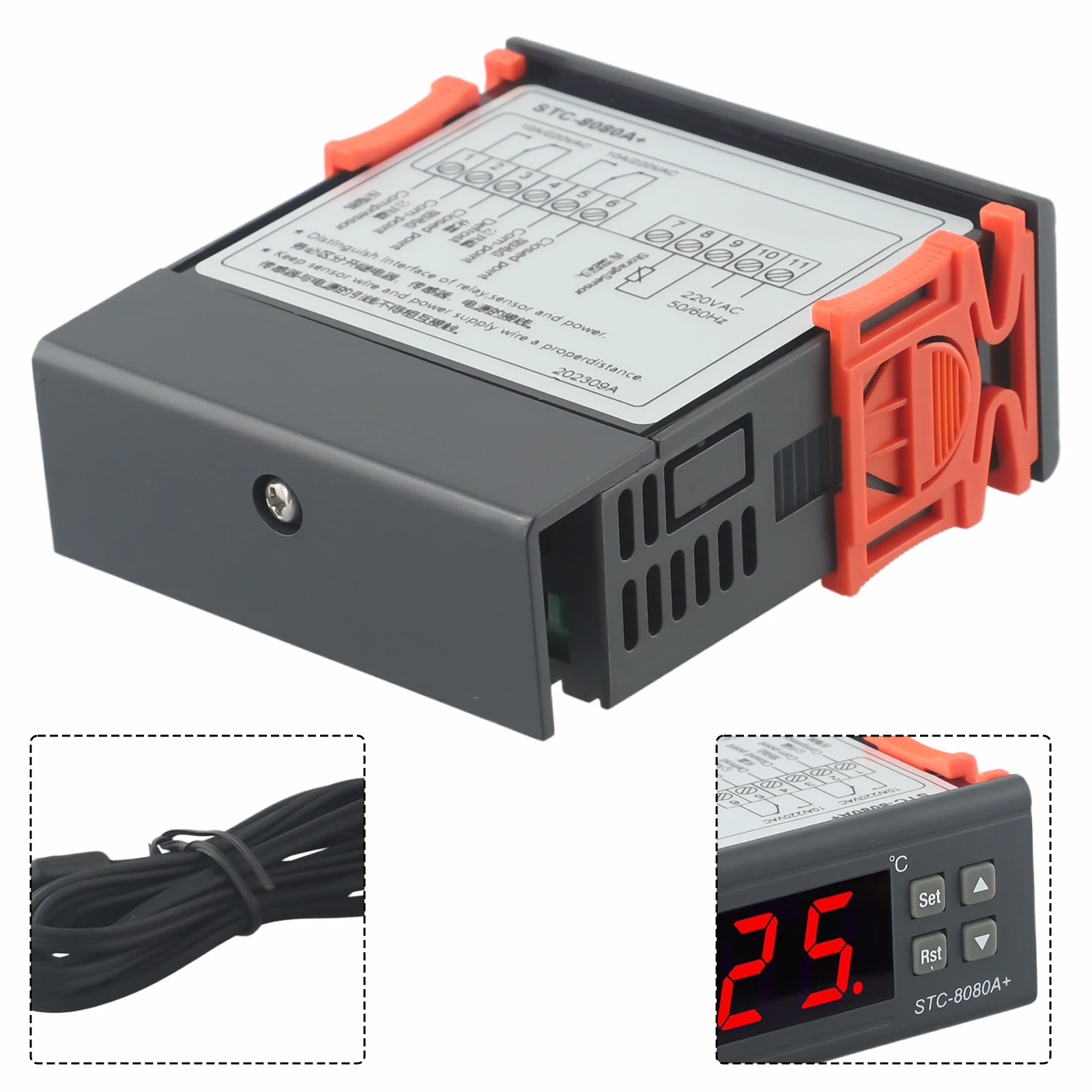 ترموستات الحواسيب الصغيرة عالي الجودة STC8080A + تحكم دقيق ومرن لآلات المأكولات البحرية