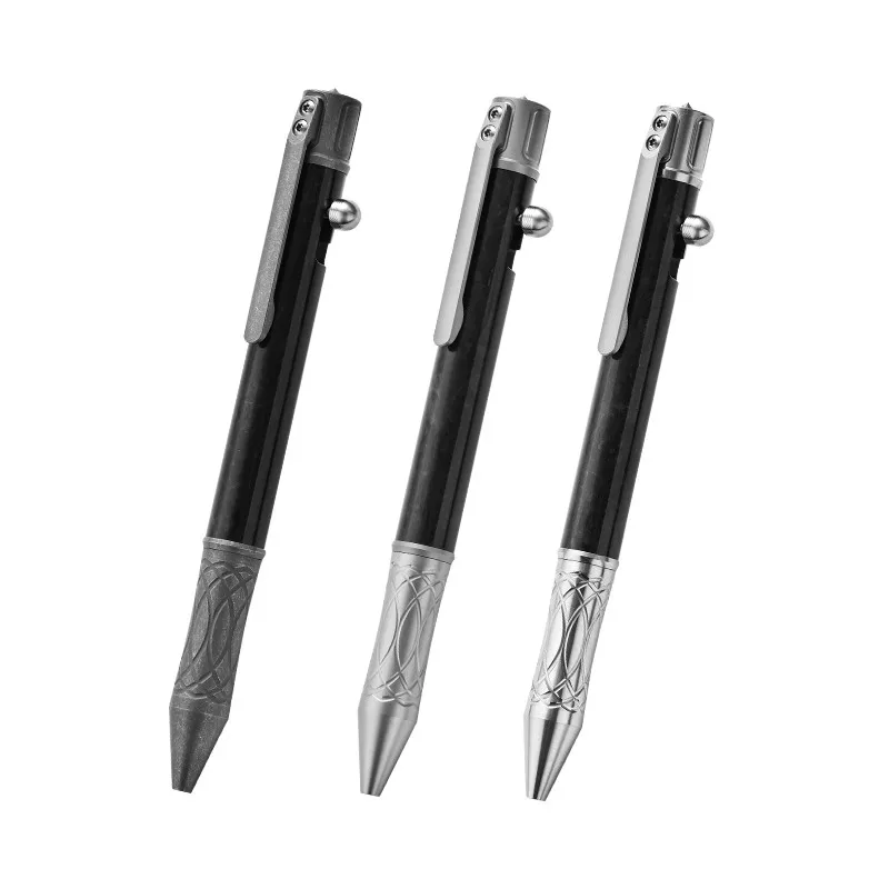 Titanium Alloy Tactical Pen Portable EDC Collection Writing G2 Refill Multifunctional Window Breaker Outdoor Survival Tools