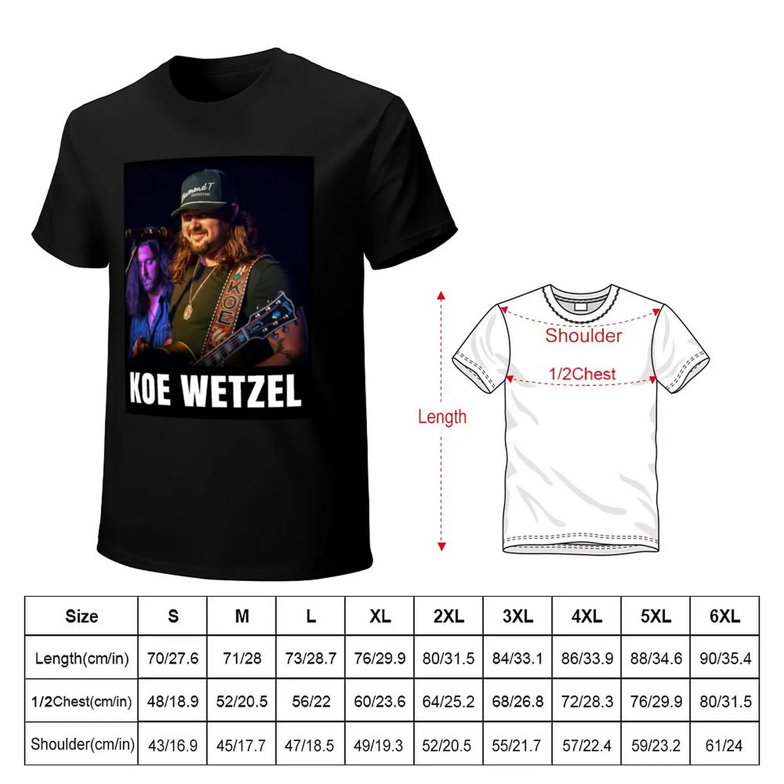 Mens Funny Koe Wetzel Gift For Music Fans T-Shirt Casual Daily Graphic Tee