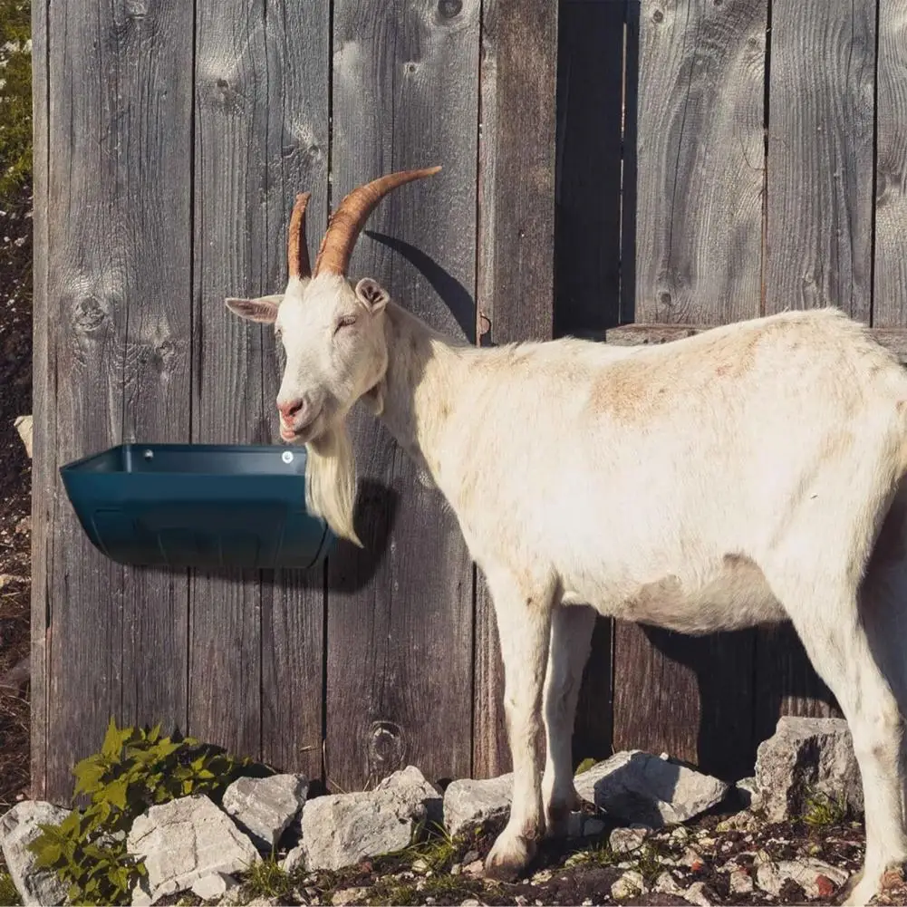 Feed-saving Chicken Trough Heavy-duty Hanging Chicken Trough Feeder Impact-resistant Automatic Feeding for Goats