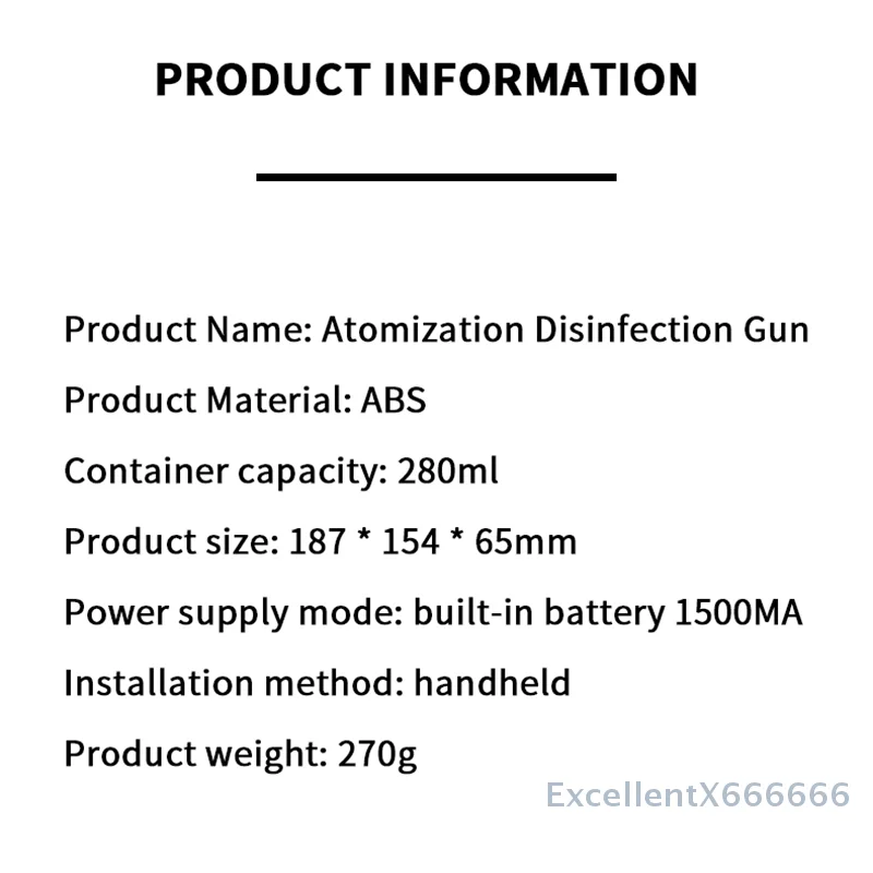 블루 나노 라이트가 장착된 USB 전기 소독기 - 정원과 집을 손쉽게 소독하세요