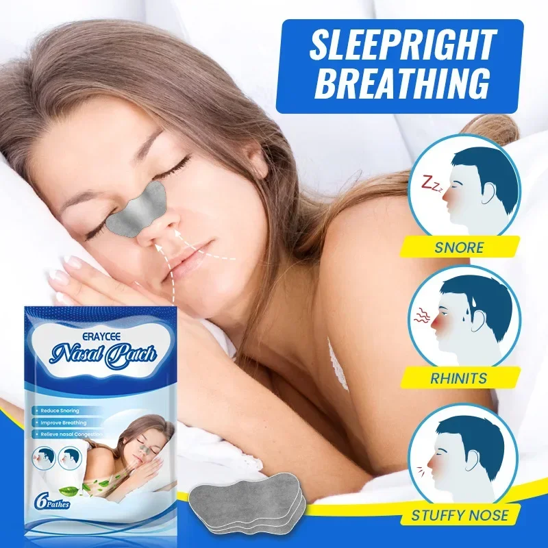 Relieve Nasal Congestion Patch Treat Chronic Rhinitis Breath Strips reduce Stuffy Itchy Runny Nose Sneeze Anti Snoring Sticker